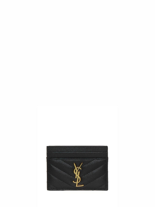 Saint Laurent Card Case — Black Calfskin Cases