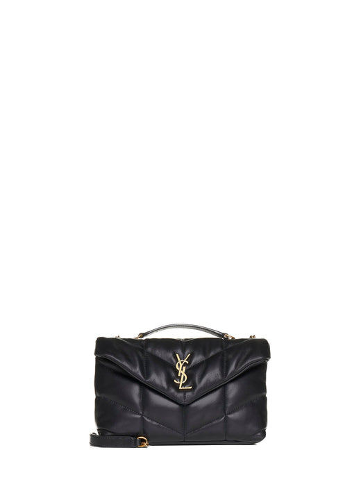 Saint Laurent Mini Bag — Black Lambskin Leather