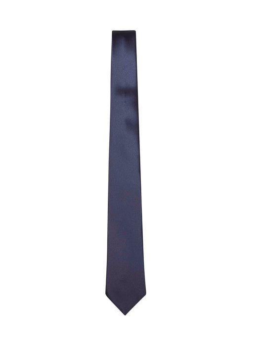 Saint Laurent Silk Necktie — Navy Neckties