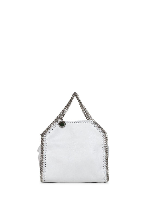 Stella Mccartney Vegan Shaggy Deer Top Handle Bag — Gray Polyester