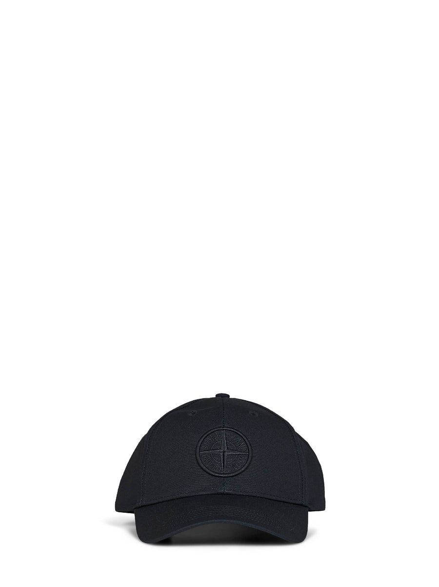 Stone Island L2s159100013s0248v0029 Cotton Rep Baseball Cap — Black Caps