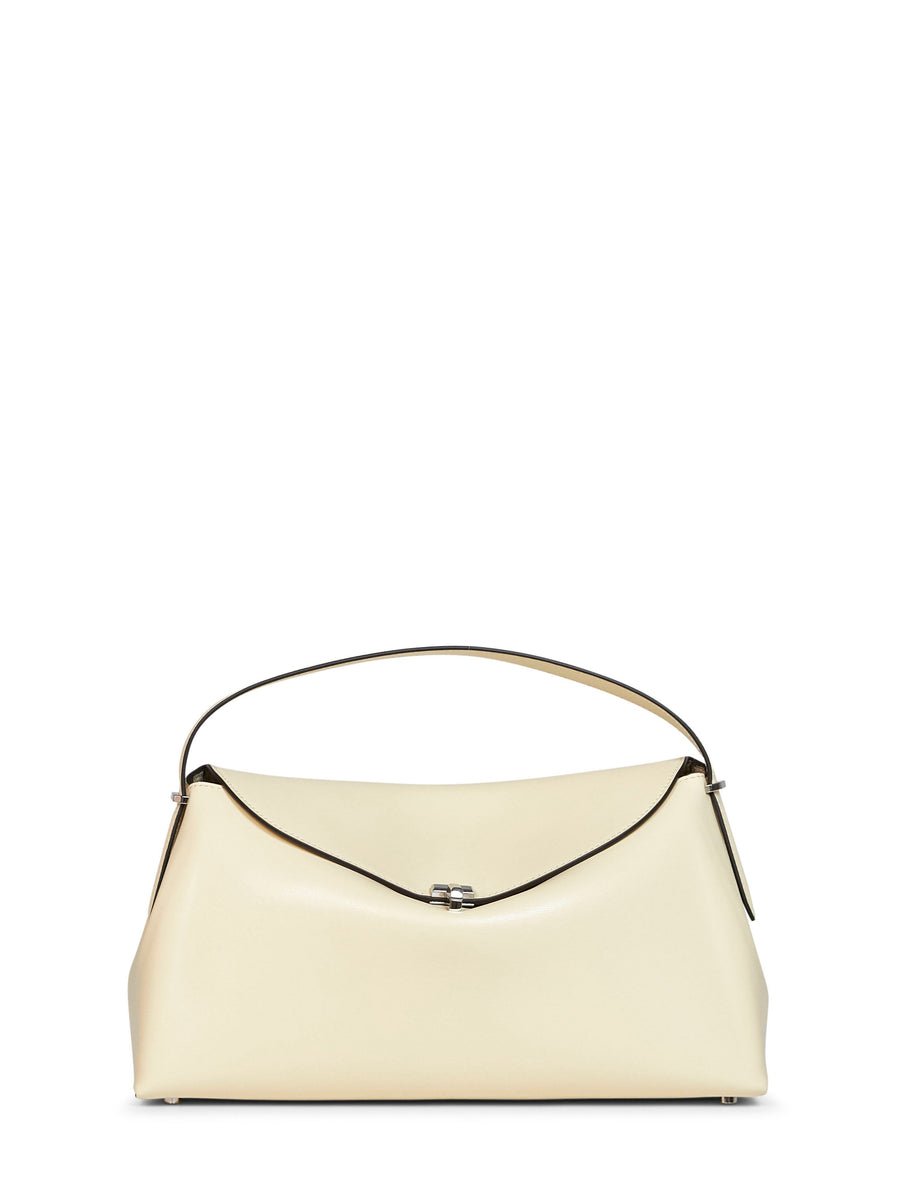 Toteme Top Handle Bag — Beige Lambskin