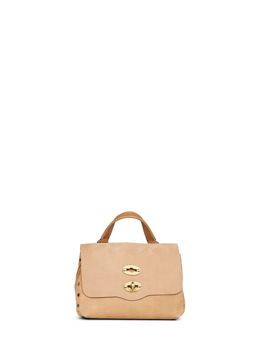 Zanellato Postina Baby Top Handle Bag — Beige Bovine Leather
