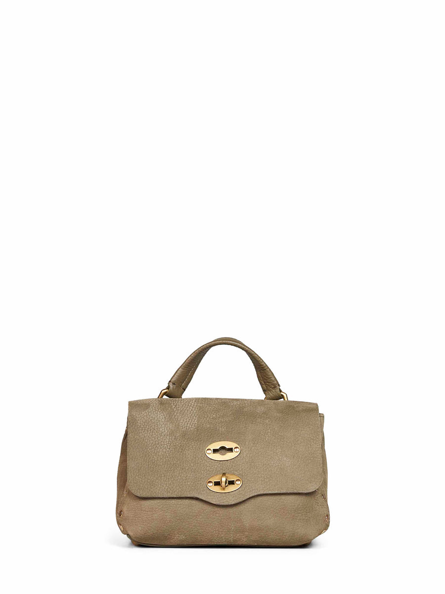 Zanellato Postina Baby Top Handle Bag — Green Bovine Leather
