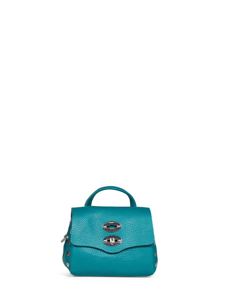 Zanellato Postina Super Top Handle Bag — Green Bovine Leather