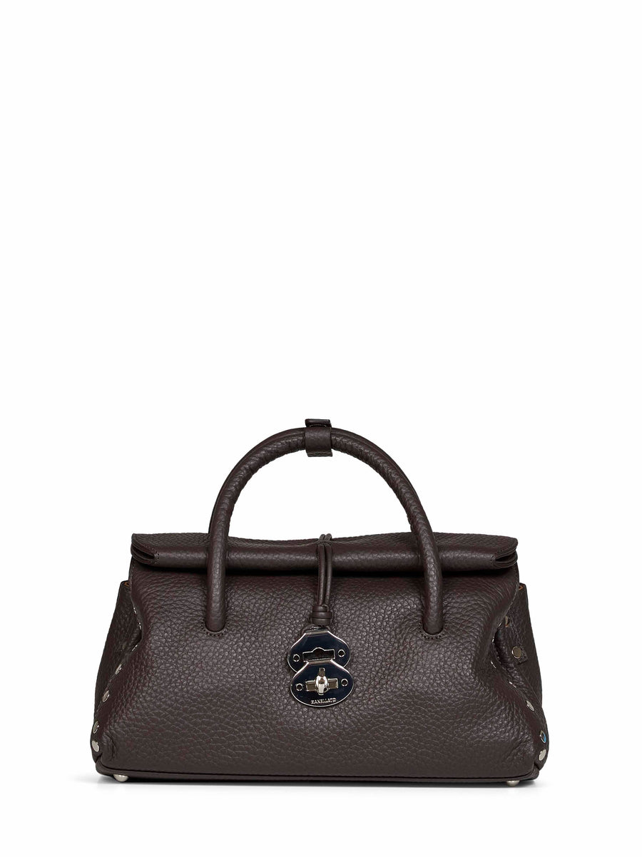 Zanellato Dotta Top Handle Bag — Brown Bovine Leather
