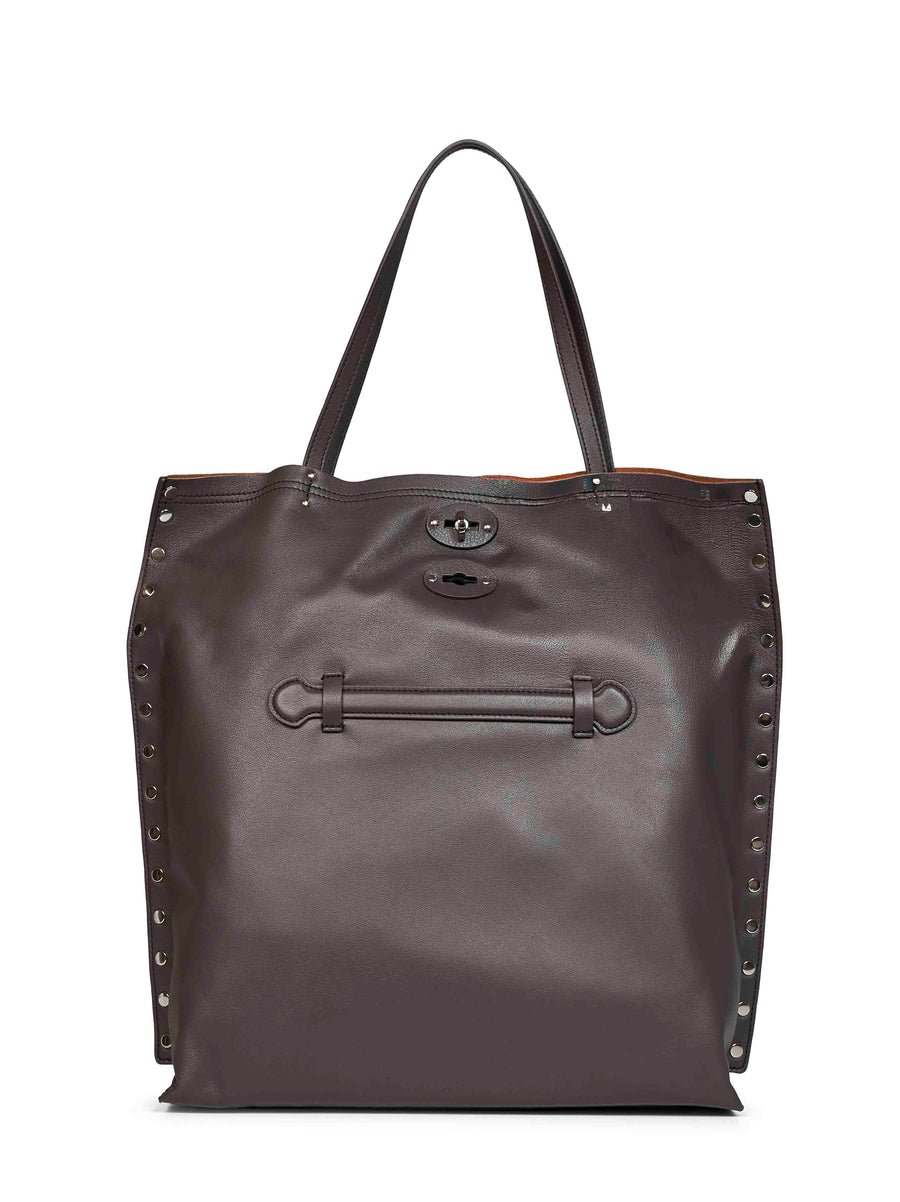 Zanellato Aspasso Tote Bag — Brown Bovine Leather