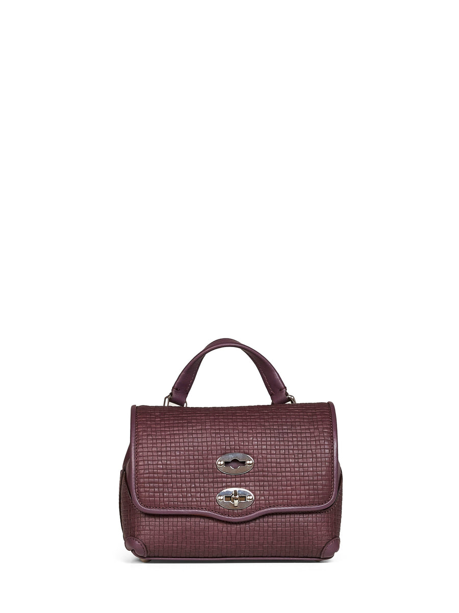 Zanellato Top Handle Bag — Purple Calf Leather