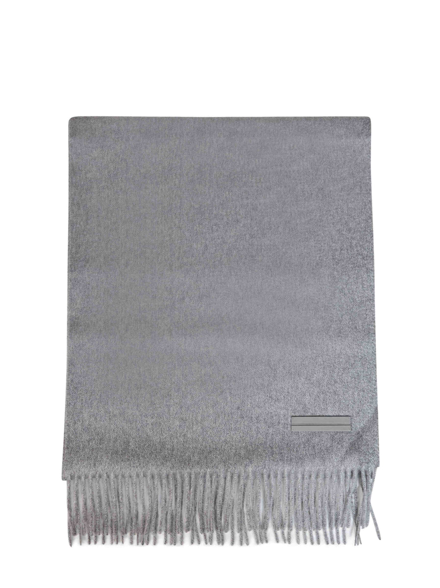 Zegna Oasi Scarf — Gray Cashmere Scarfs