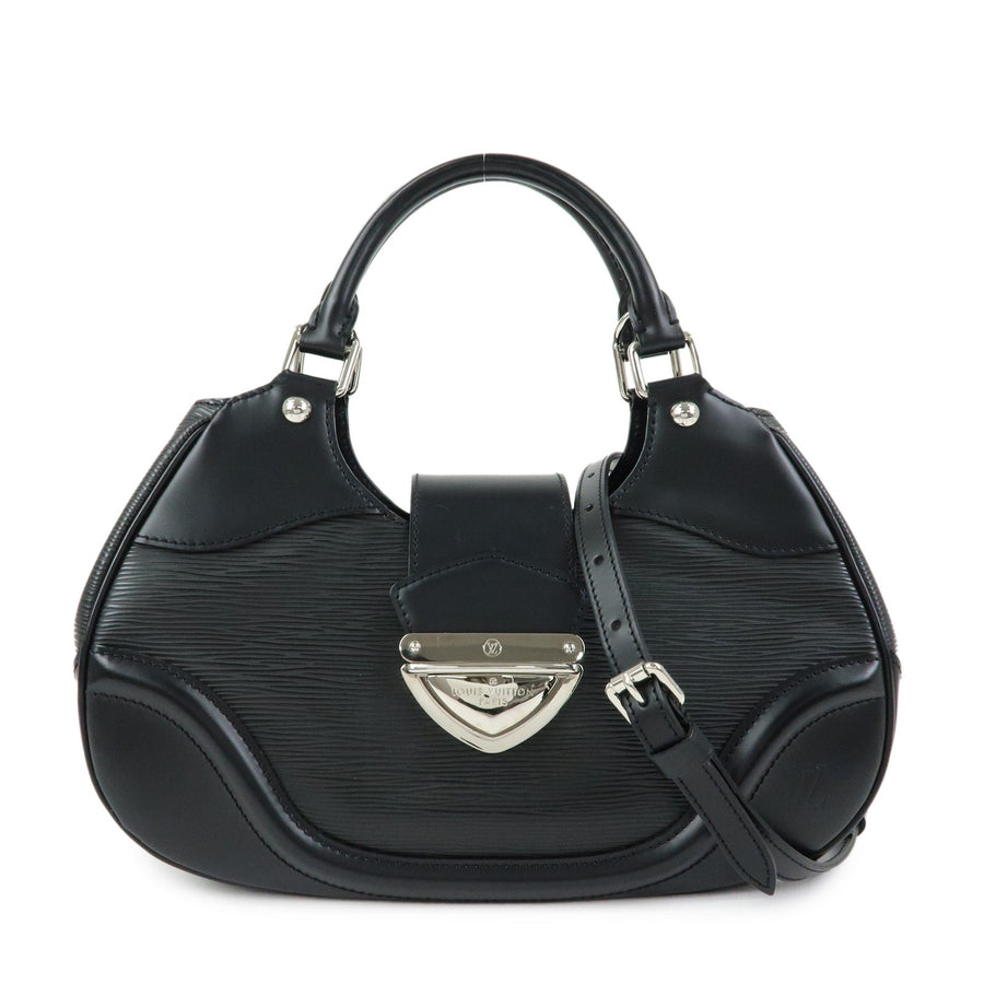 Louis Vuitton Montaigne Sac Epi Leather Black Bag