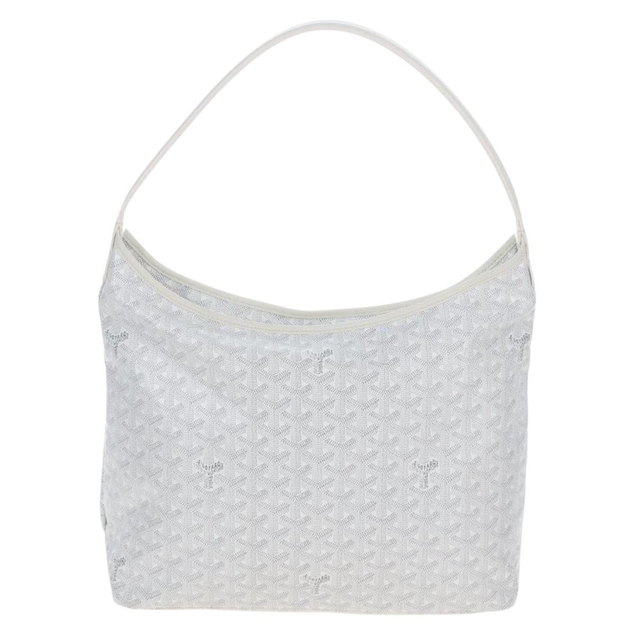 Goyard Boheme Hobo Iridescent Coated Canvas White