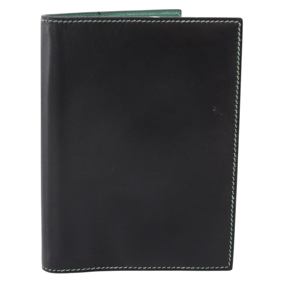 Hermes Simple Agenda Cover Leather Black Bag