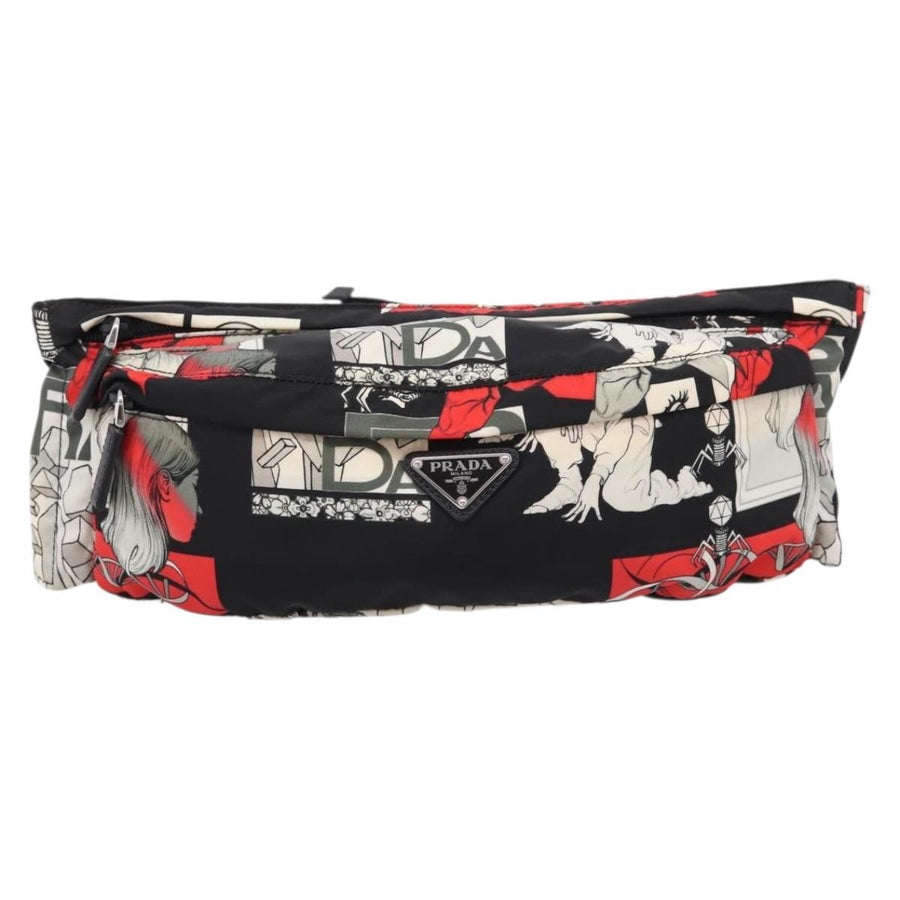 Prada Zip Waist Printed Tessuto Multicolour Nylon Bag