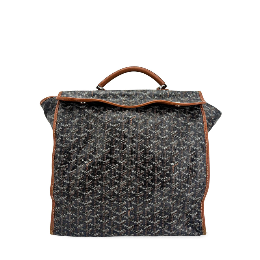 Goyard Saint Leger Briefcase Coated Canvas Black Bag