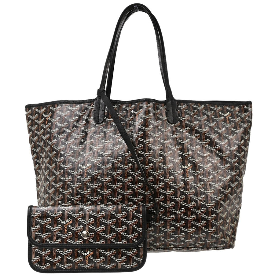 Goyard Saint Louis Coated Canvas Black Bag