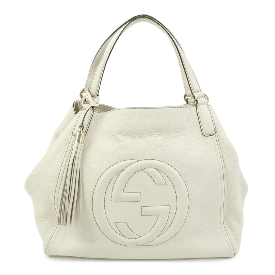 Gucci Soho Leather Beige Bag