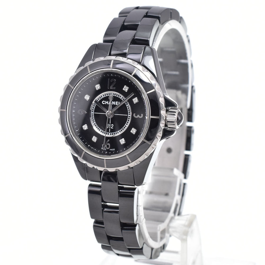 Chanel J12 Quartz Ceramic And Stainless Steel With Diamond Markers Watches