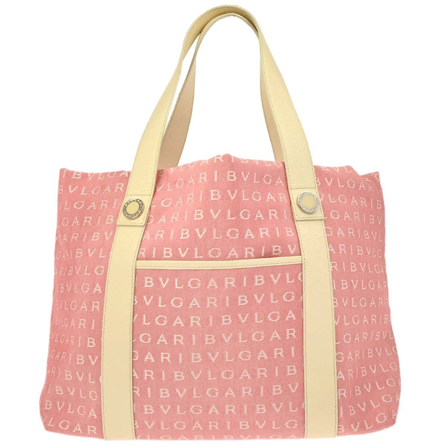 Bvlgari Logomania Canvas Pink Bag