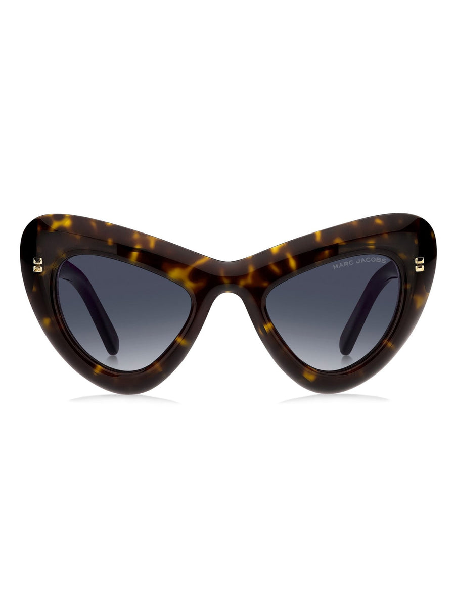 Marc Jacobs 798saiocry Cat-Eye Sunglasses — Brown Acetate