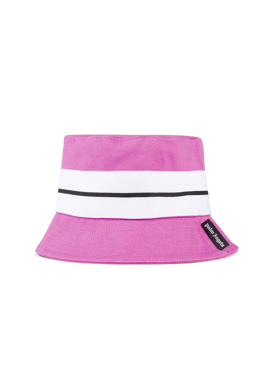 Palm Angels Pwla013f22fab0013701 Bucket Hat — Purple Cotton