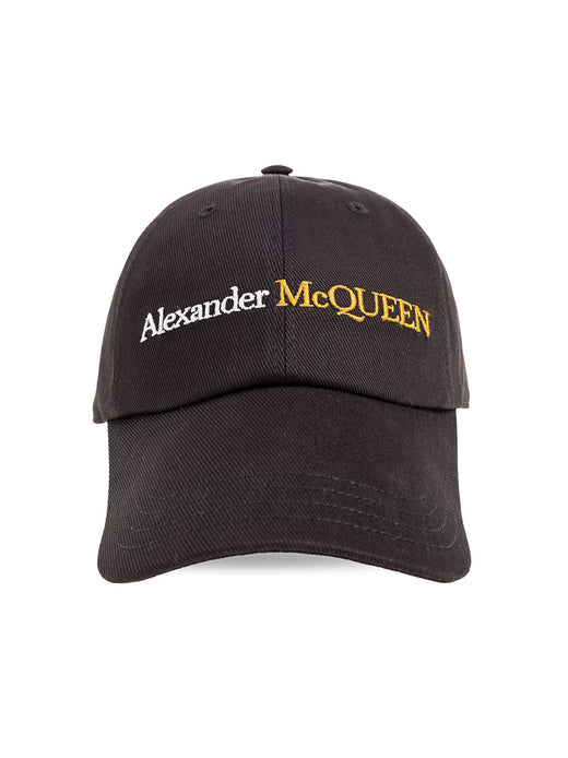 Alexander Mcqueen 7820624105q1080 Baseball Cap — Black Cotton Caps
