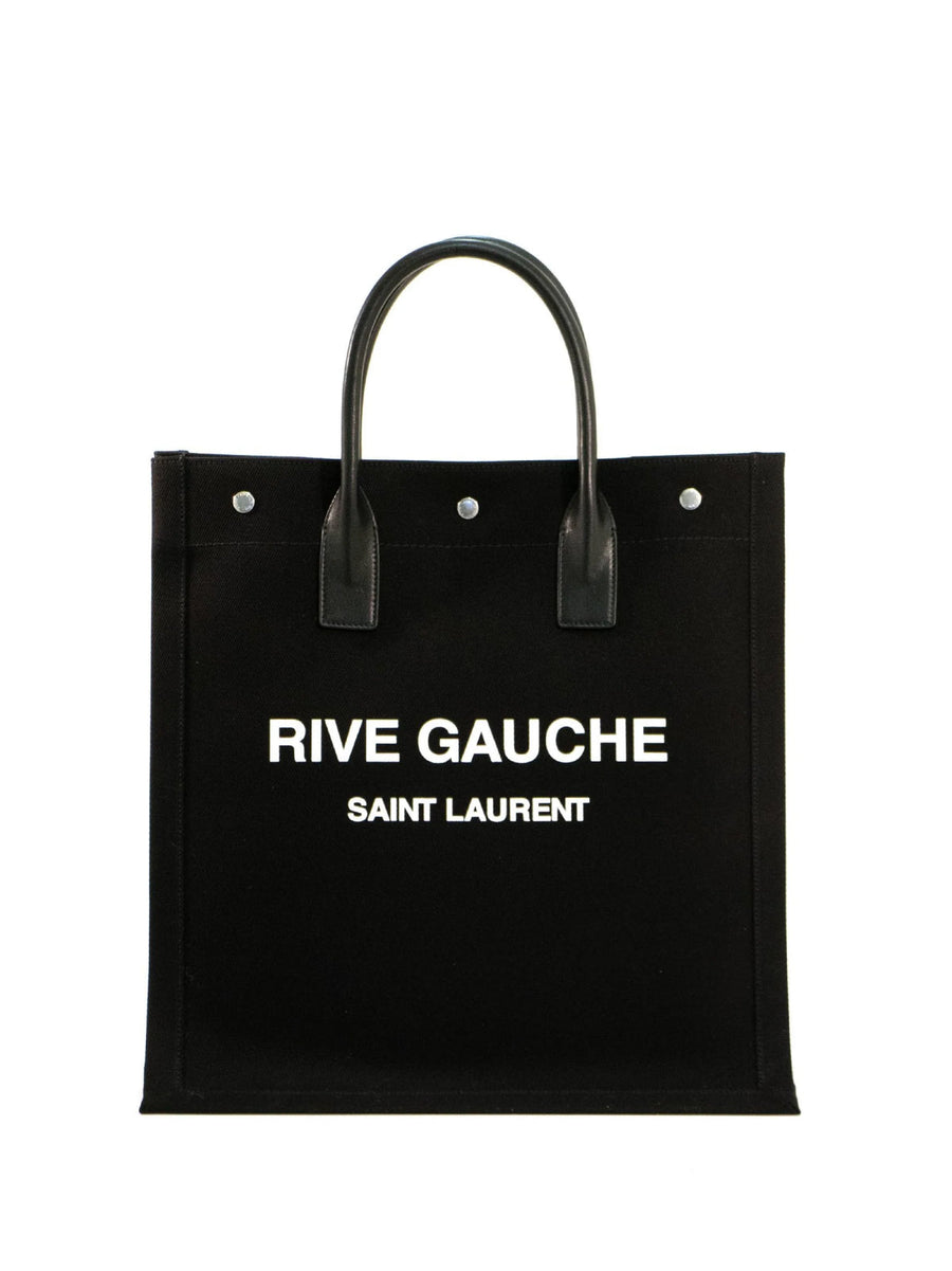 Saint Laurent Tote Bag — Black Textile