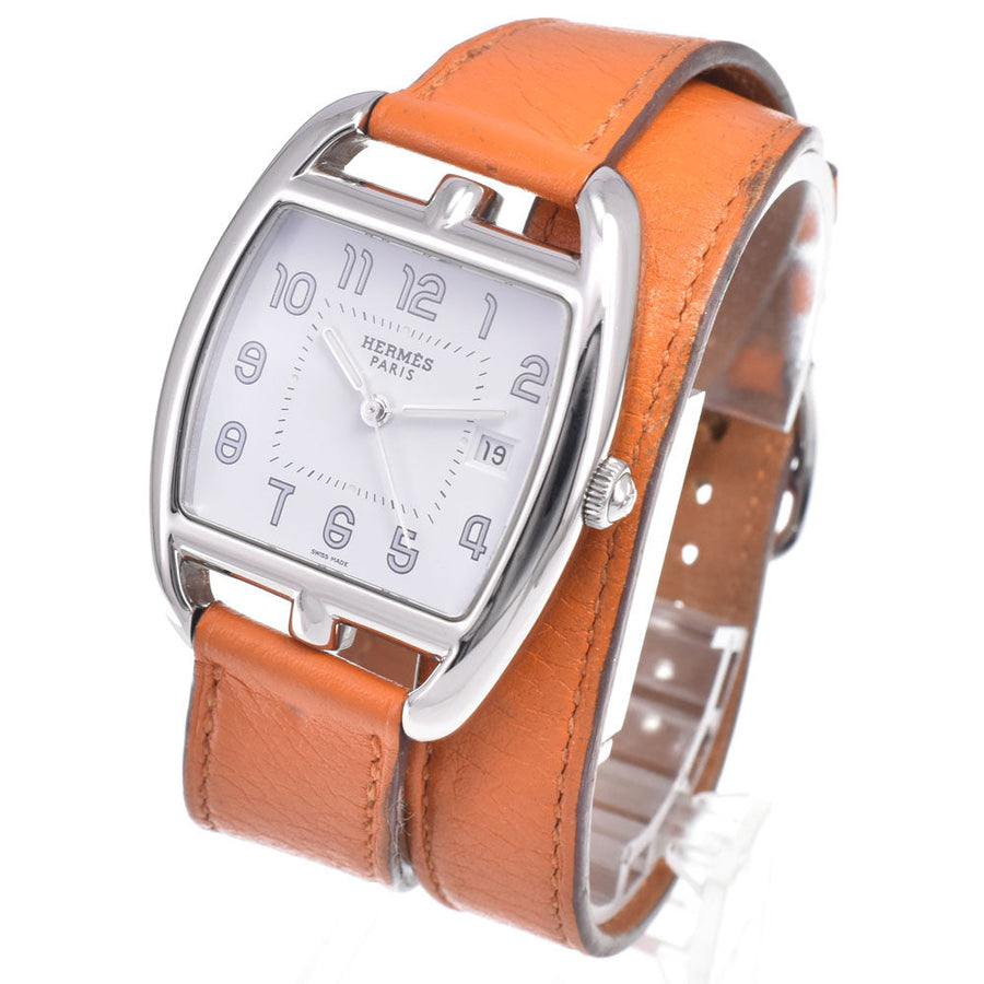 Hermes Cape Cod Quartz Stainless Steel And Leather Watches
