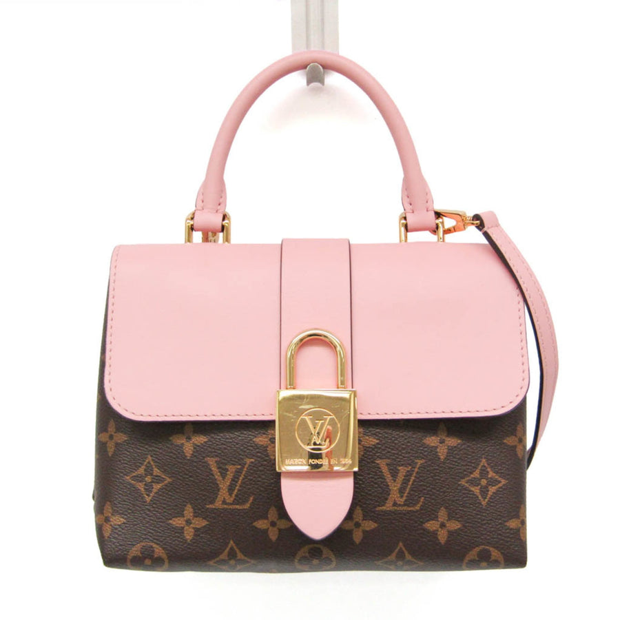 Louis Vuitton Locky Monogram Canvas With Leather Brown Bag