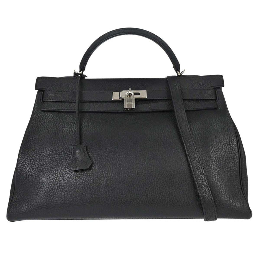 Hermes Birkin Black Togo With Palladium Hardware Leather Bag