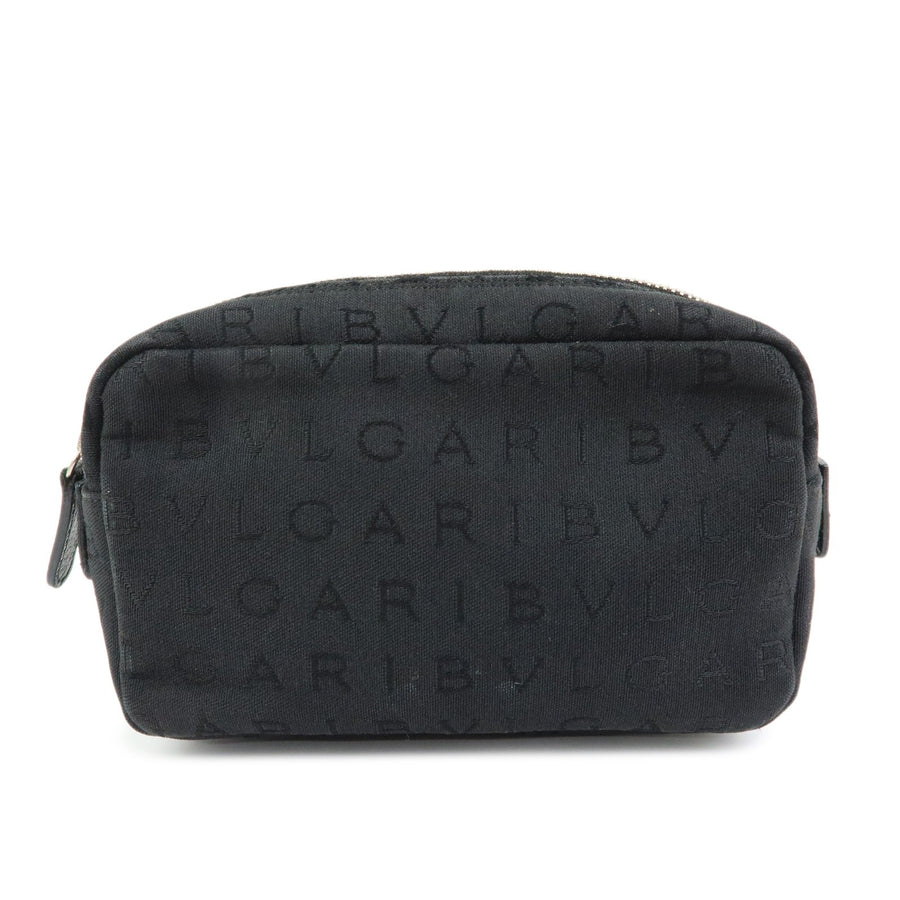 Bvlgari Pouch Canvas Black