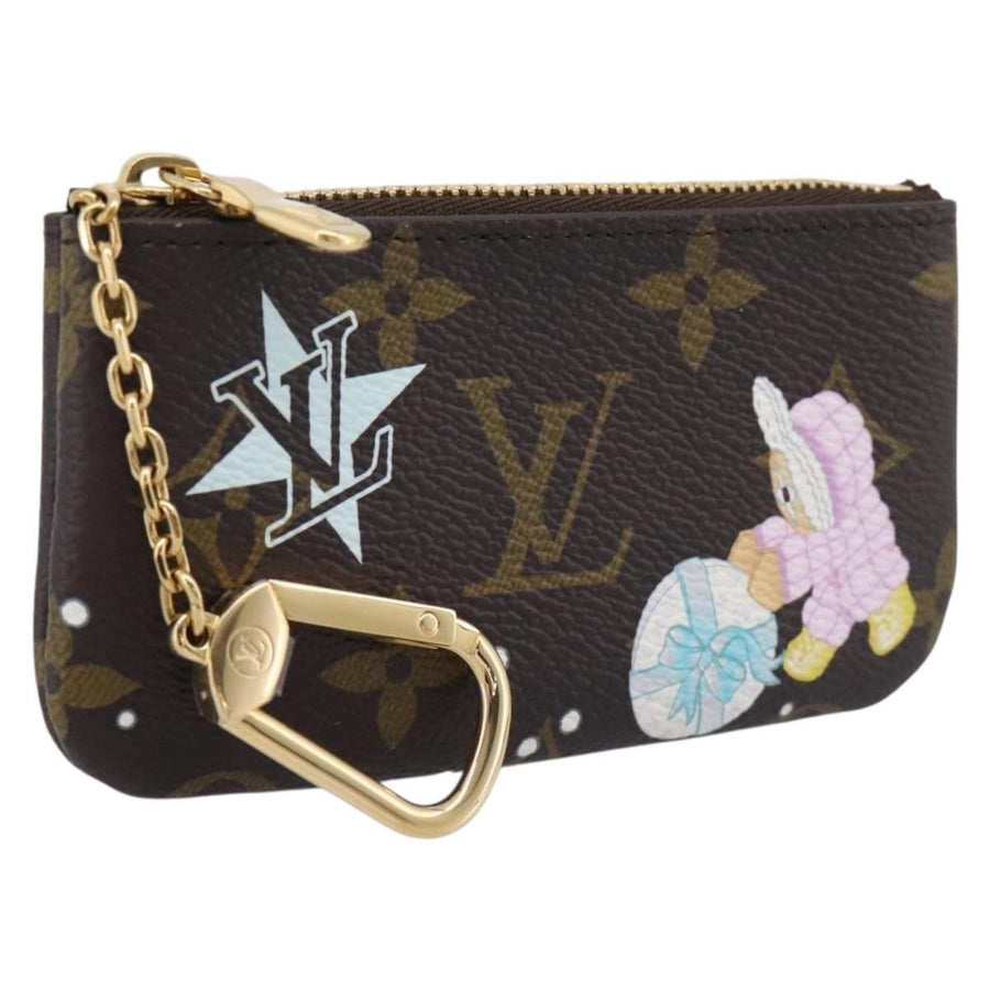 Louis Vuitton Pochette Clés Monogram Vivienne Brown Canvas Accessory