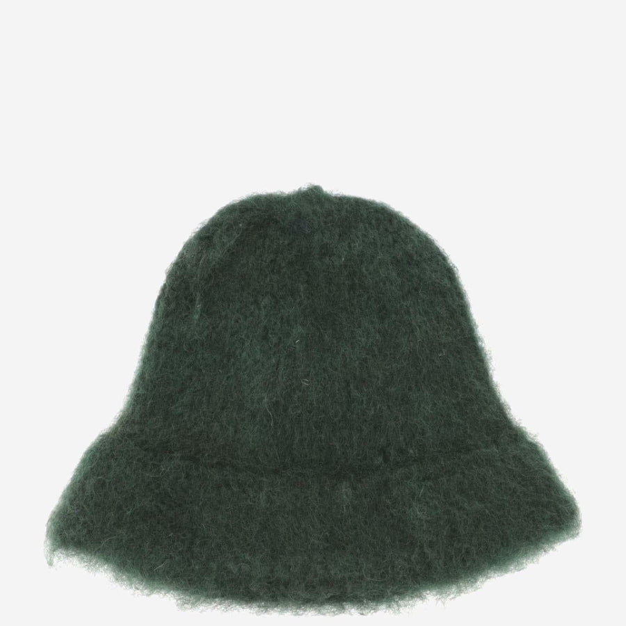 Myssy Maa Finnshep Wool Bucket Hat — Green