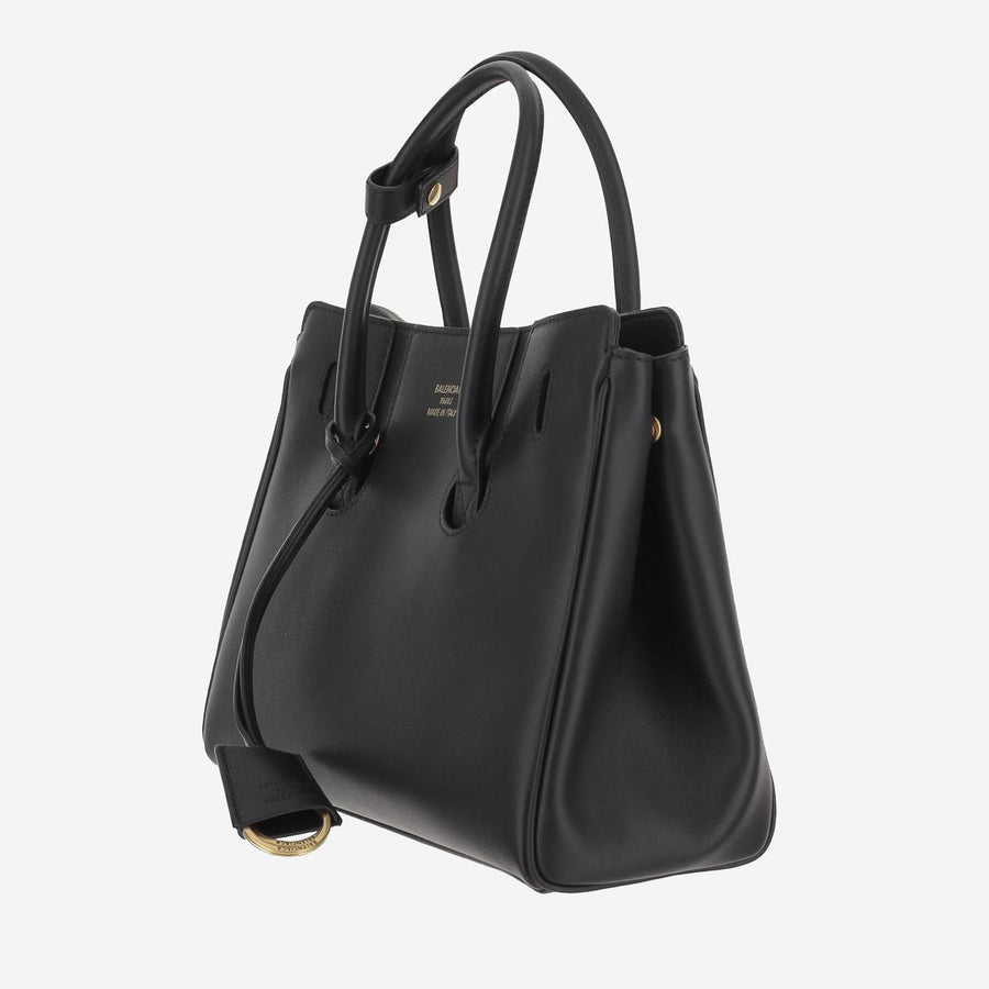 Balenciaga Shoulder Bag — Black Domesticated Calf Leather