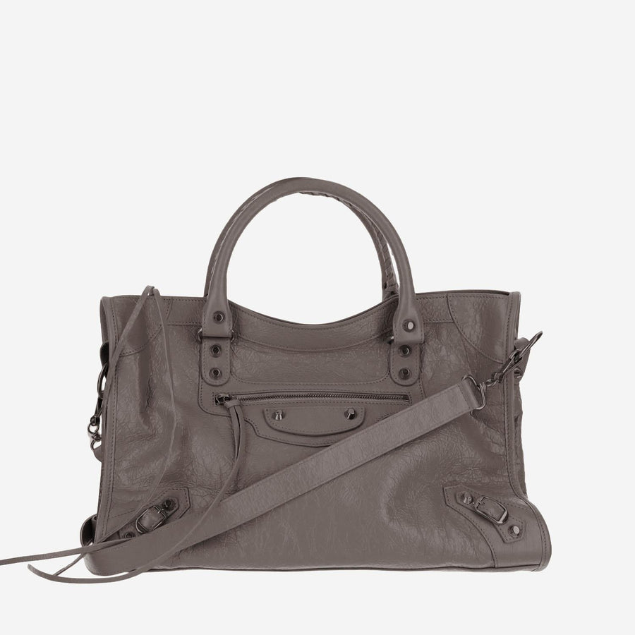 Balenciaga Tote Bag — Gray Leather