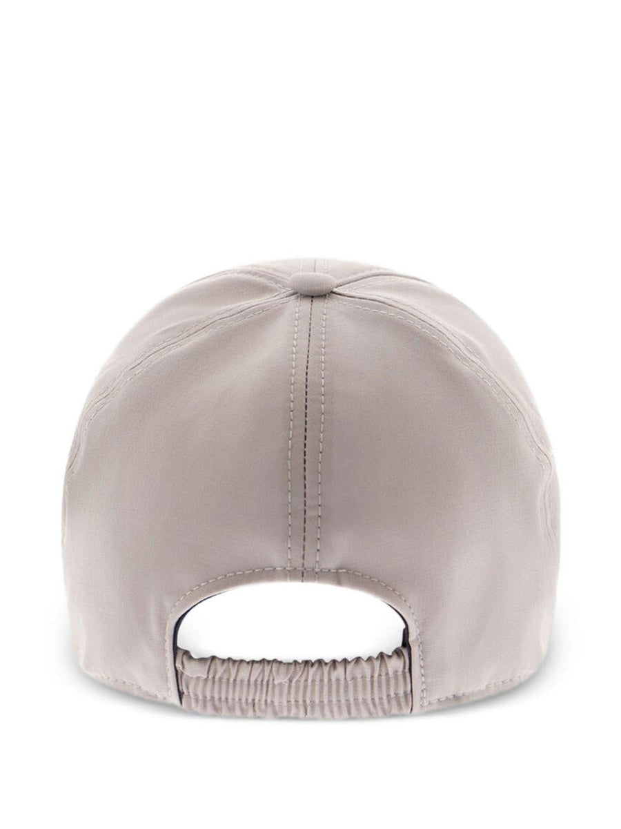 Herno Ber00049u33410 Virgin Wool Baseball Cap — Gray Caps