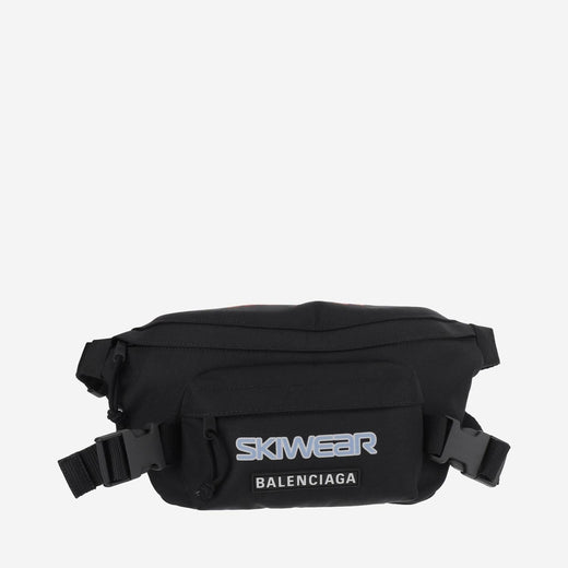Balenciaga Skiswear Belt Bag — Black Polyester