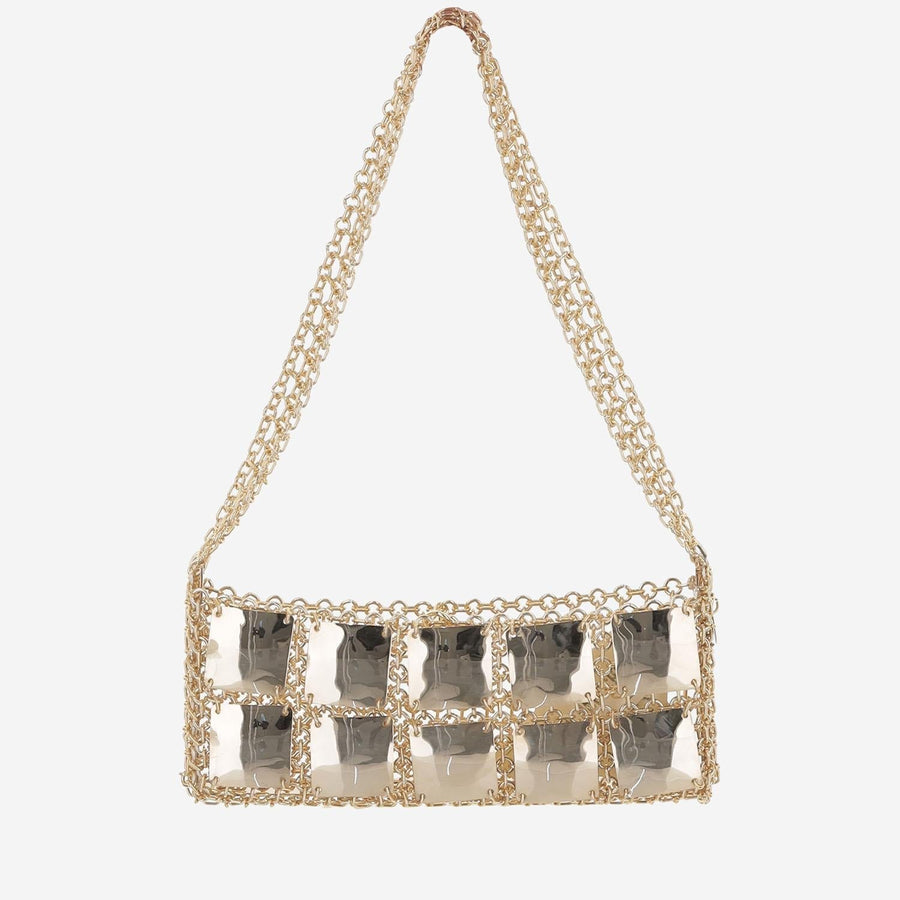 Silvia Gnecchi Minichoco Clutch — Gold Gold-plated Brass