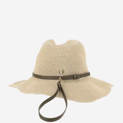 Filippo Catarzi Cat35 Paper Straw Sun Hat — Beige