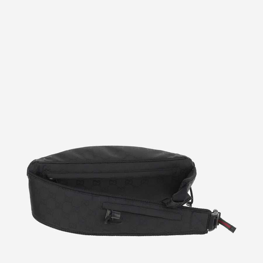 Gucci Gg Belt Bag — Black Polyamide