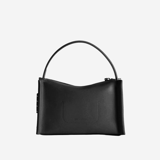 Jw Anderson Loafer Shoulder Bag — Black Leather