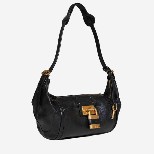 Chloé Shoulder Bag — Black Leather