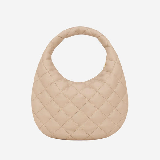 Saint Laurent Icare Shoulder Bag — Beige Nappa Leather