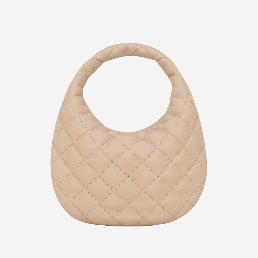Saint Laurent Icare Shoulder Bag — Beige Nappa Leather