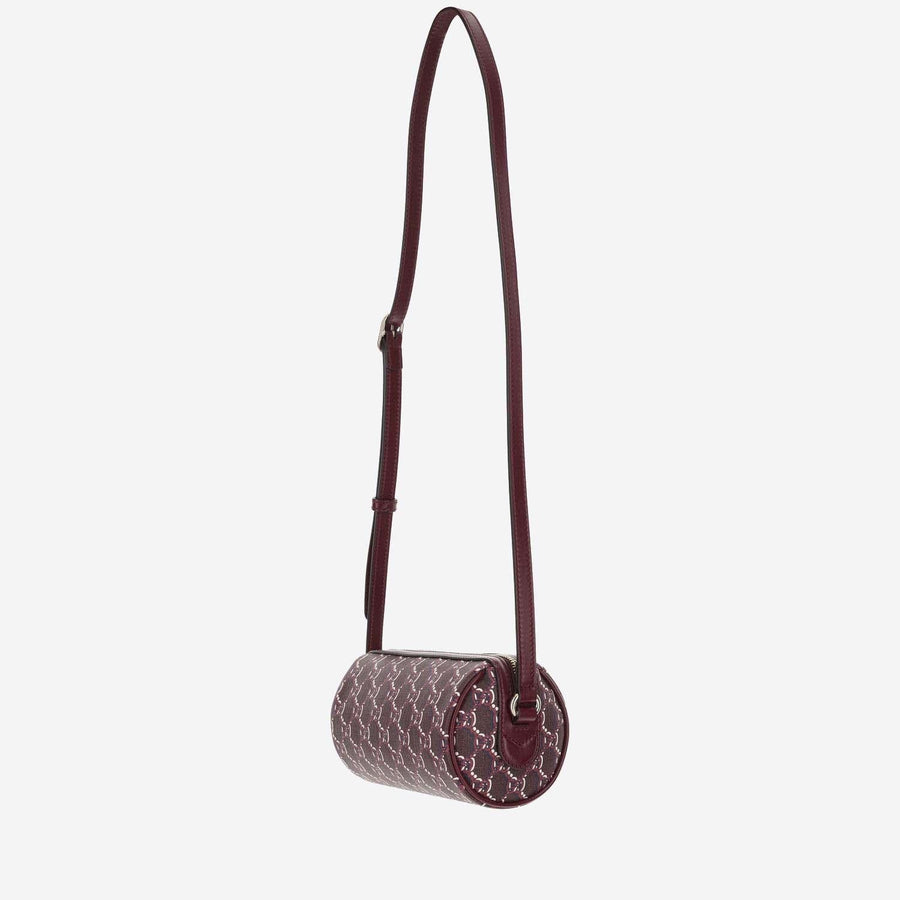 Gucci Gg Shadow Shoulder Bag — Burgundy Polyurethane