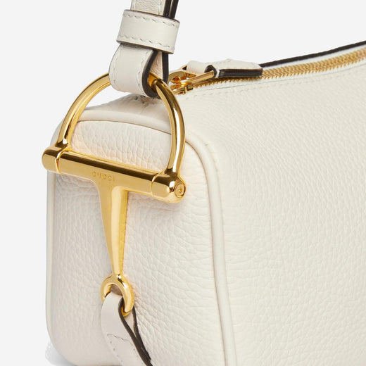 Gucci Shoulder Bag — White Leather