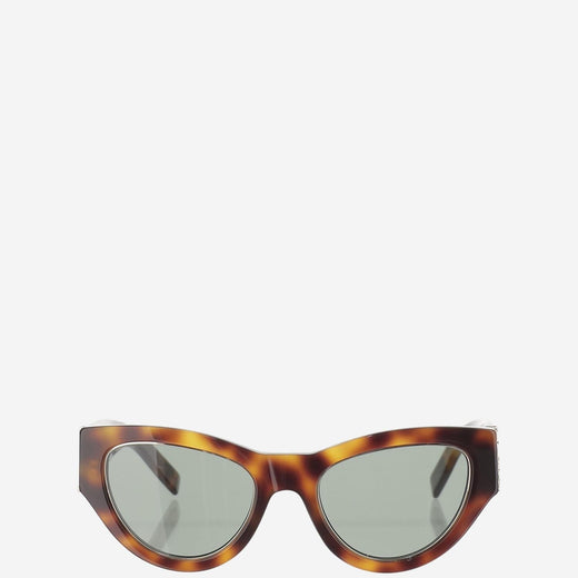 Saint Laurent 822277 Tortoiseshell Acetate Sunglasses — Brown
