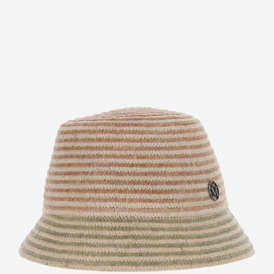 Maison Michel 1111016001 Bucket Hat — Multicolor Linen