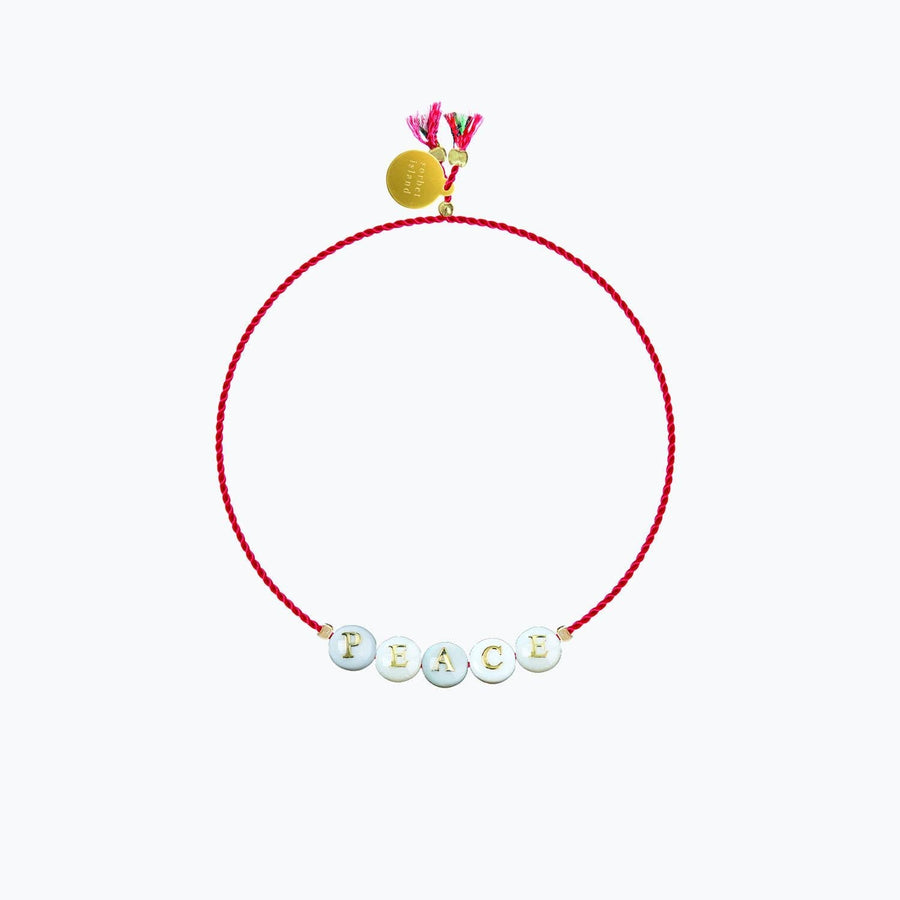Sorbet Island Shell And Glass Pearl Bracelet — Multicolor Fabric/glass Bracelets
