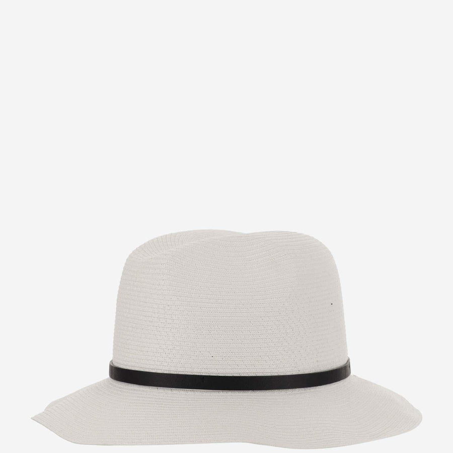 Filippo Catarzi Cat40 Paper Blend Panama Hat — White