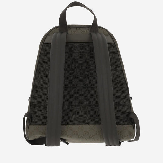 Gucci Gg-Monogram Cotton Backpack — Green